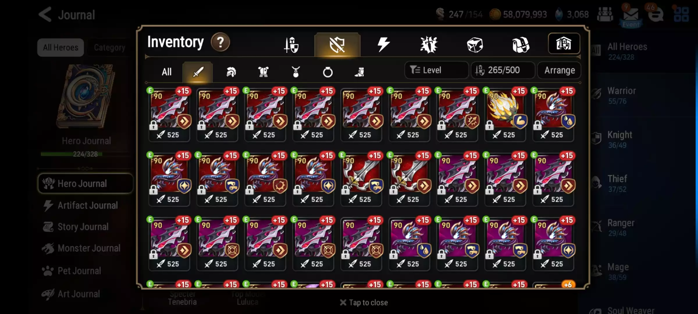 Ảnh Unlink  Sever Asia  Có Skins ml iseria + khung champions Rta  16ml 5* Full Collab OVERLORD New  Gom đồ lại max speed 304 49 hero 6* 132 Gear lv 90  57 Gear lv 88  Là còn ít : 37 Sâm : 110 Gold : 55m